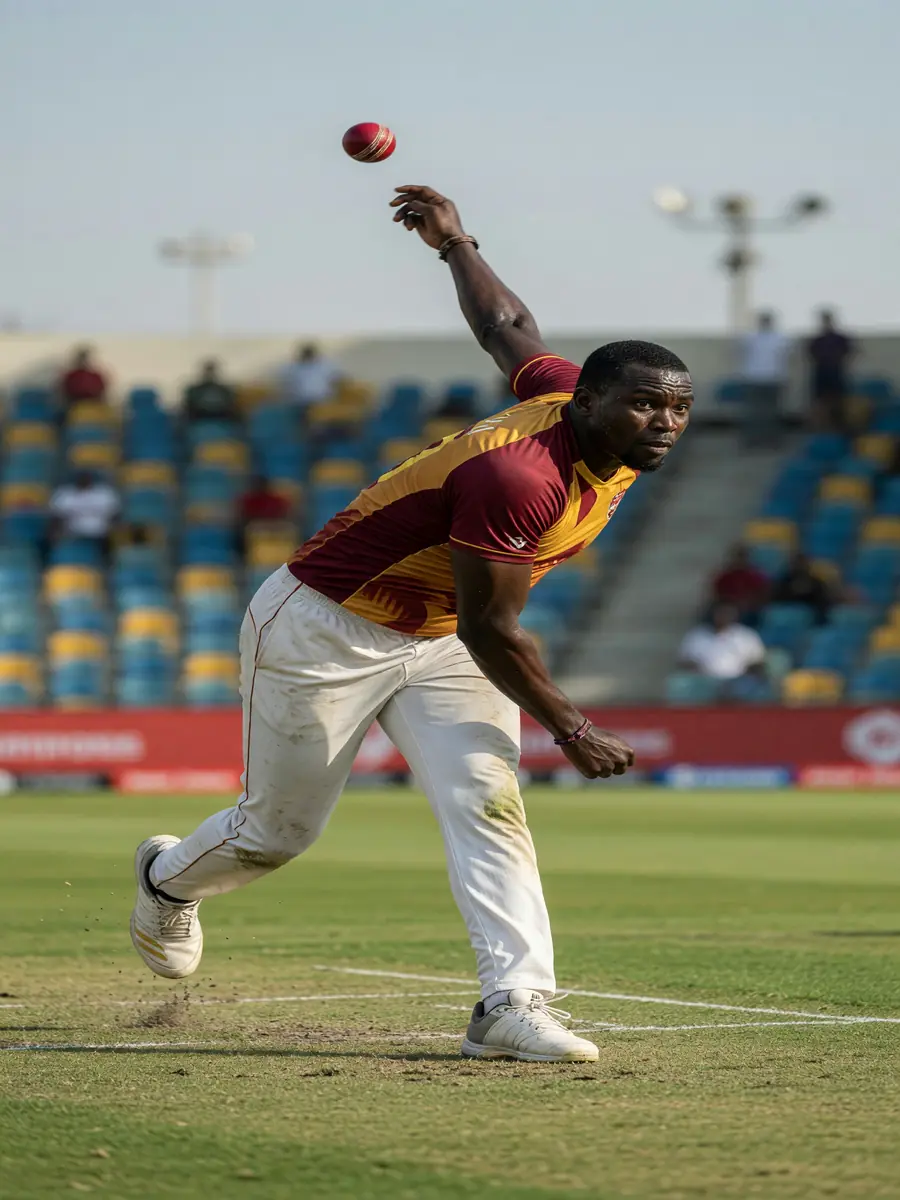 Cricket wicketkeeper in squat position behind the stumps