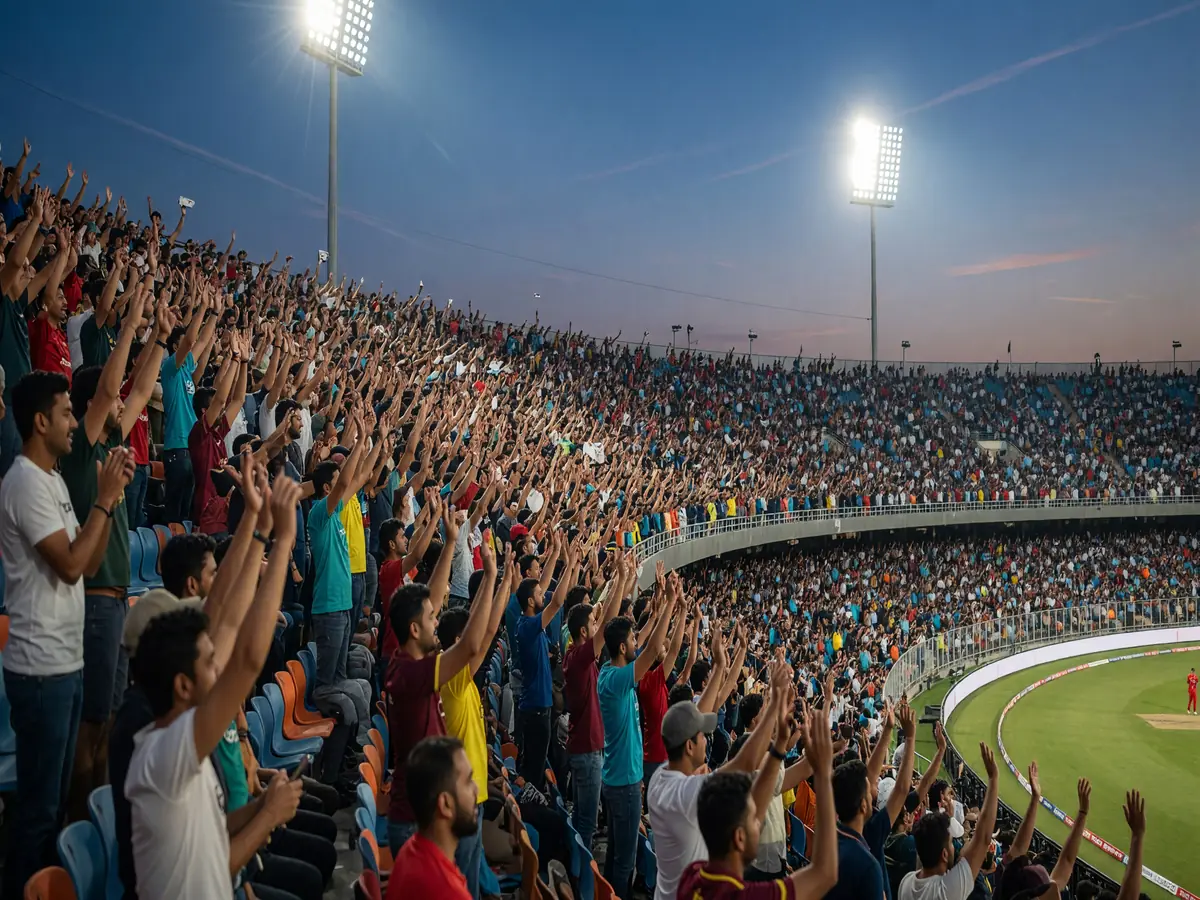 Cricket stadium under daylight